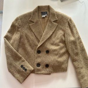 Christian Francis Roth Vintage Cropped Double Breasted Blazer/Jacket - Rare